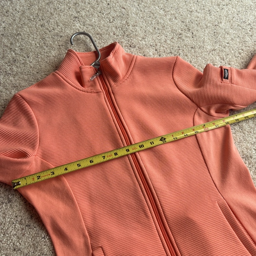 STRAIGHT DOWN Swing Jacket Coral Orange Sz S - Picture 15 of 16